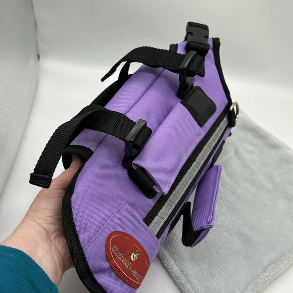 Outback Jack Aussie Life Jacket for Small Dog-Color Light Lavender Purple - Picture 7 of 13